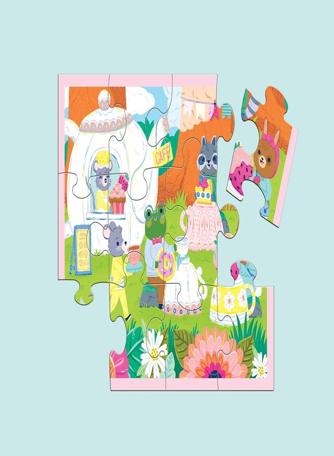 Mudpuppy Tea Party Pouch Puzzle - Image 3
